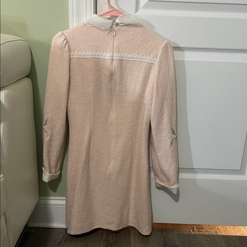 Pink Embroidered Dress - Picture 2 of 4